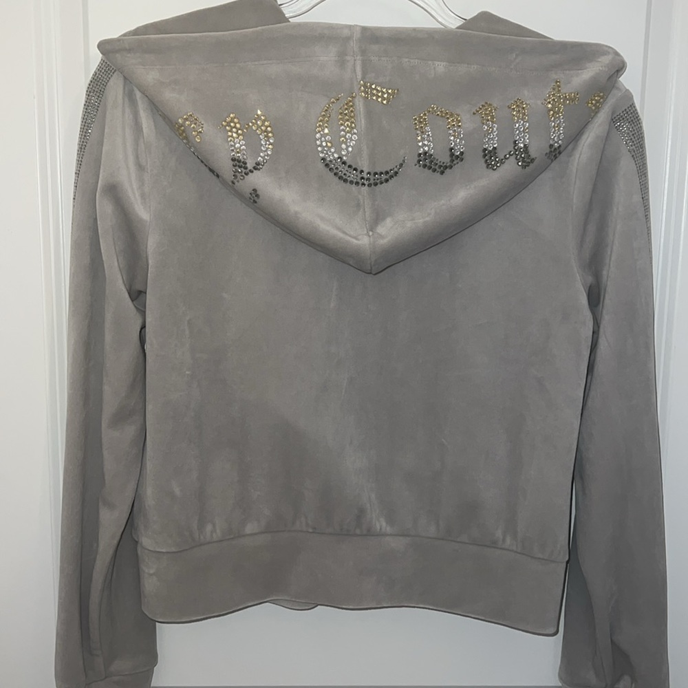 LIMITED EDITION 25th Anniversary Juicy Couture Velour Zip Up Hoodie
